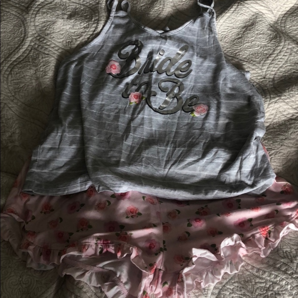 Bride to be pajama set